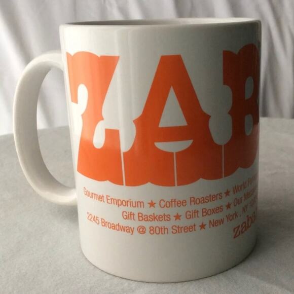 ZABAR’S Gourmet Emporium Famous NY Deli White Mug - Picture 1 of 5